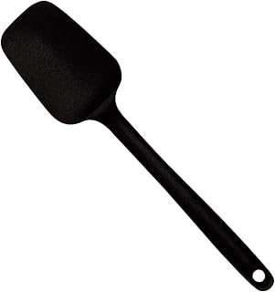 Mastrad F10404 - Cuchara de Silicona, Color Negro