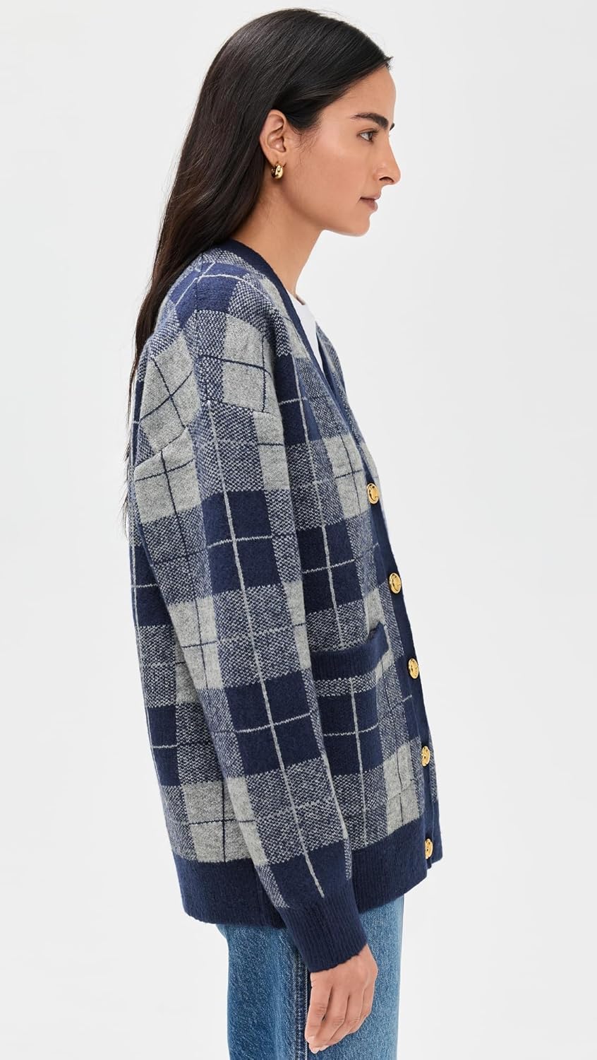 English Factory Women's Check Cardigan - Image 3
