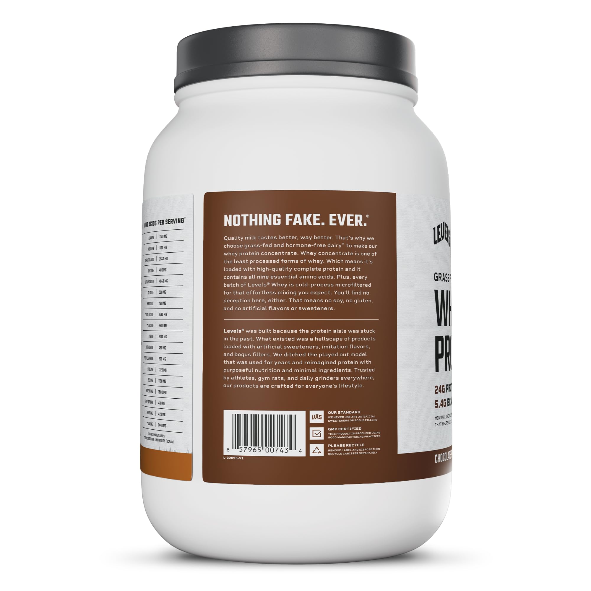 Levels Whey Protein Powder, No Artificials, Chocolate Peanut Butter, 2LB — Amazon image 9