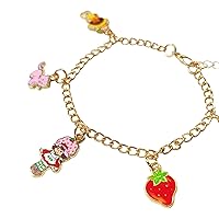 Vista 22 de LUV HER Pulsera de 7 pulgadas con dijes de metal a partir de 3 años, 7 pulg., Plástico, No es una piedra preciosa