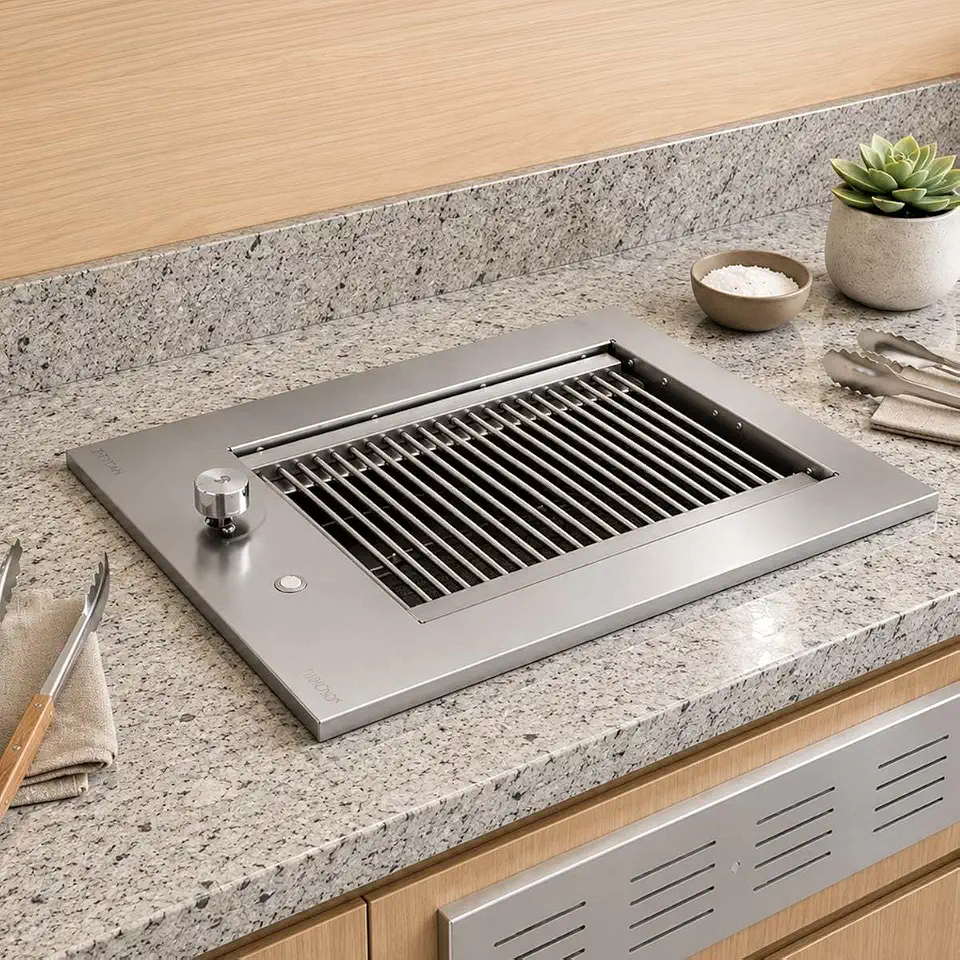 Titan Eletro, Churrasqueira Grill Gourmet de Embutir a Gás Diamond Little Glp Titan