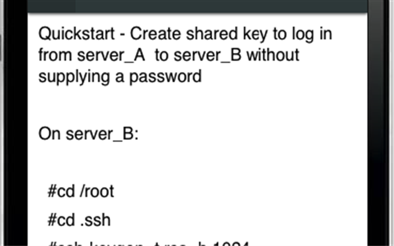 Linux Pocket Reference App on Amazon Appstore