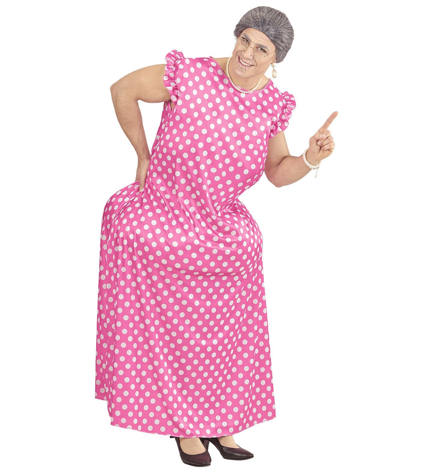 Widmann Fancy Dress Costume Mens Big Grandma Nan Nanna Stag Do Outfit Adult