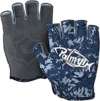 Vista 8 de Palmyth Guantes de pesca UV Stubby con protección solar para hombres y mujeres, UPF 50+ SPF para kayak, remo, canoa, remo, conducción