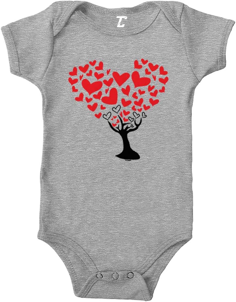Heart Tree - Love Valentine Cute Bodysuit