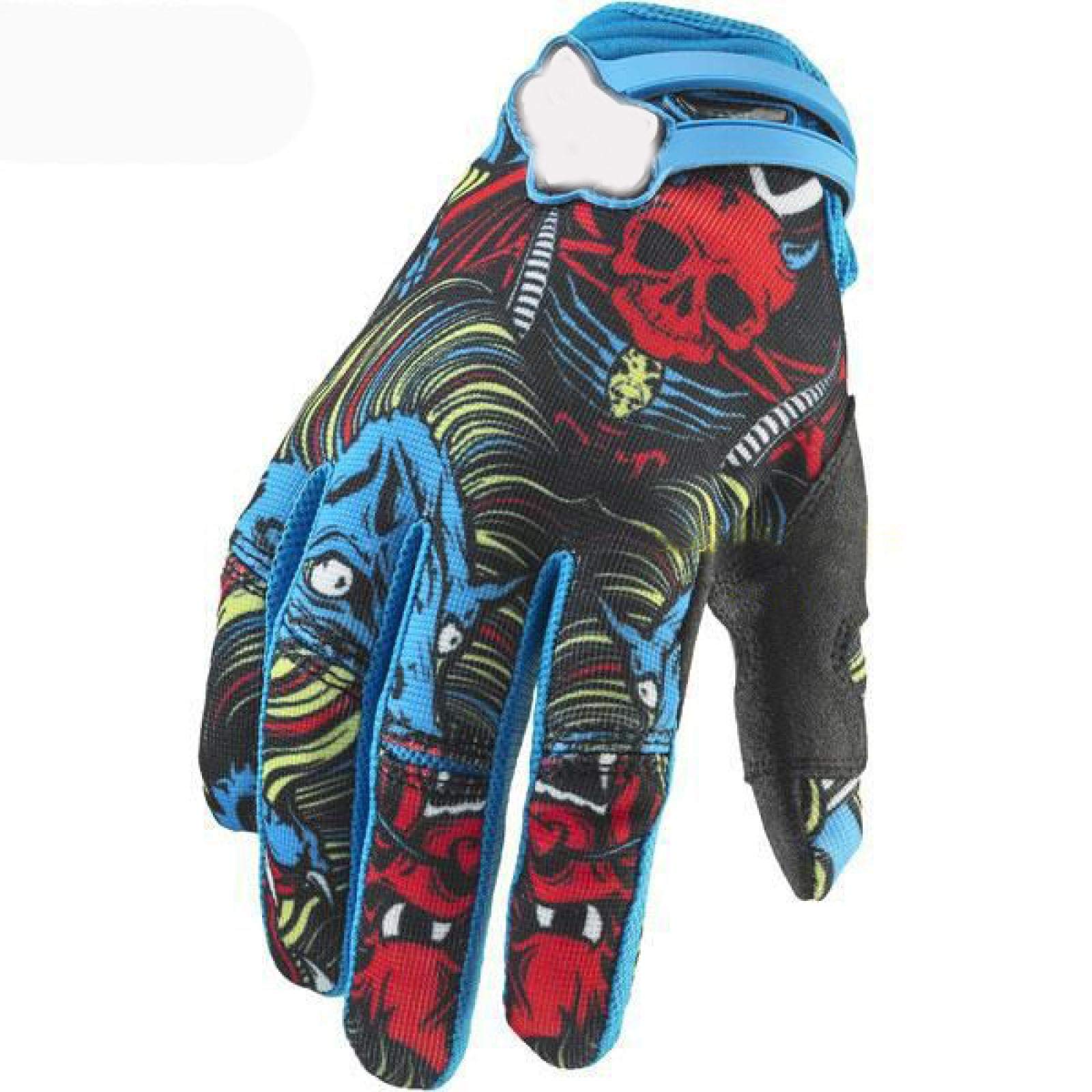 Guantes antideslizantes de gel para bicicleta de carretera, lavables con dedos completos, guantes de motocicleta, guantes de invierno para bicicleta de montaña, talla L 10