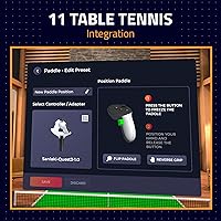 Vista 4 de Sanlaki Accesorio de Pala de Tenis de Mesa VR, Compatible con Quest 3, Versión para Diestros