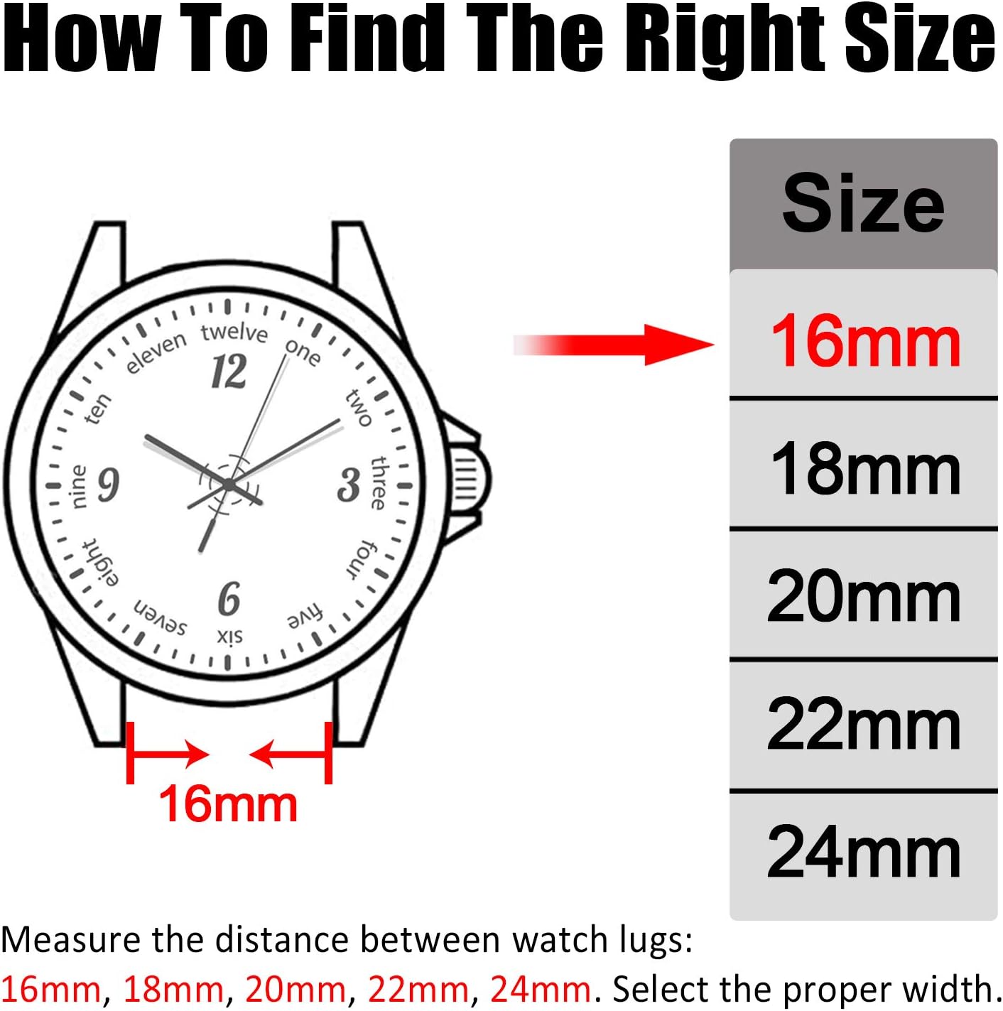 Universal 18mm 20mm 22mm 24mm Width Silicone Watch Band Replacement, Quick Release Rubber Watch Bands for Men & Women - Image 2