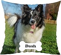 Vista 11 de Fabric Textile Products Almohada Personalizada - Fabricada en EE. UU. - Almohadas Personalizadas con Collage de Fotos - Almohada de Solapa - Regalo