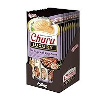 INABA Churu Luxury Snack per Gatti Cremoso con Tonno e Gamberoni