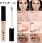PHOERA Foundation Full Coverage,PHOERA Concealer Lightweight Full Coverage,PHOERA Makeup Long Lasting Wrinkles Matte Natural Finish for a Flawless Complexion(102 Nude+102#NEUTRAL)