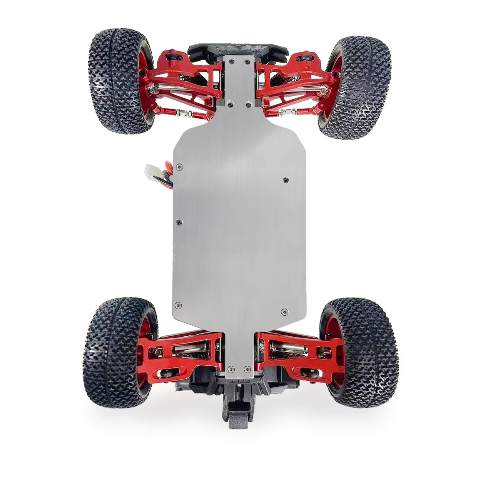 Per MJX Per Hyper Go H14BM 14209 14210 14211 1/14 Base Acciaio Inox Telaio Aggiornamento Rc Parti Automobili Accessori Modificati Sostituire Parti