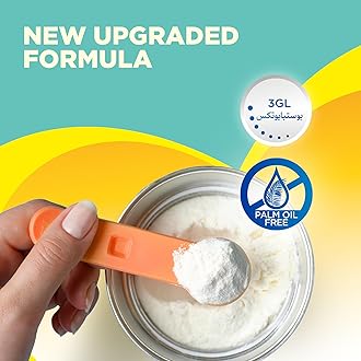 Bebelac Junior 3 Nutri 7in1 Palm Oil Free Stage 3 Growing Up Milk Formula, from 1 to 3 years 400g tin| Fortified with Iron, Vitamin C, prebiotics & postbiotics (3-GL)