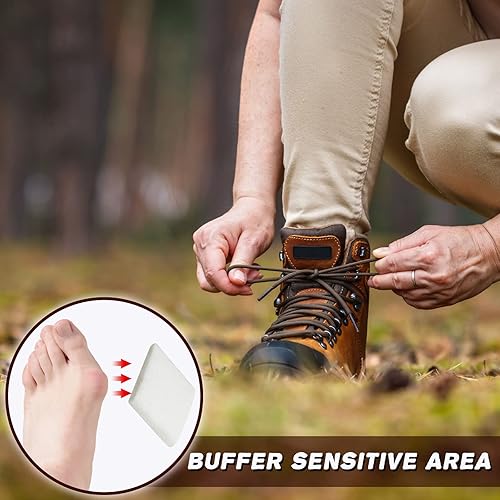 Miniatura 6 de Jecery Rollo de fieltro adhesivo de 14 x 6 x 2.5 yardas, acolchado y ortopédico para amortiguación de heridas, 1 rollo (blanco)