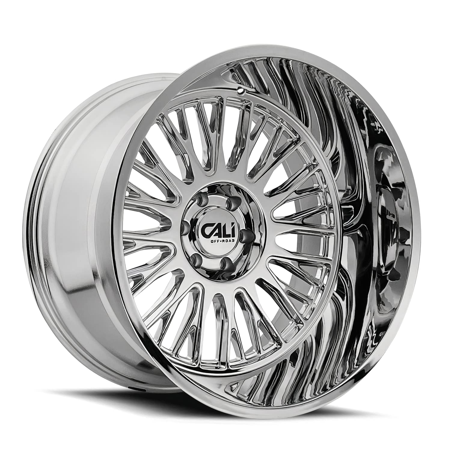 Amazon.com: Cali Off-Road Vertex 9116 Chrome 22X12 8-170 -44MM