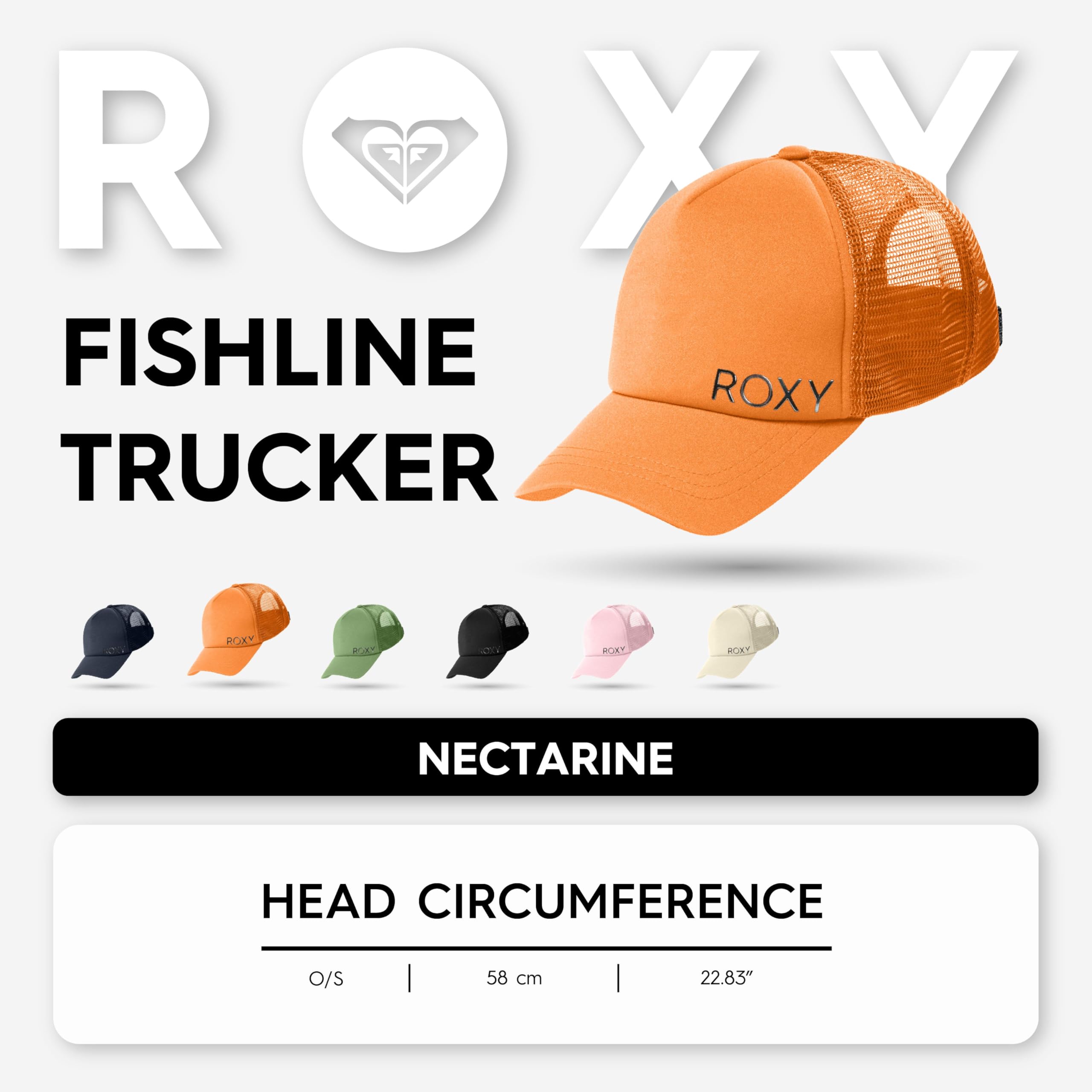 Roxy Finishline Trucker Baseball Hat - Casquette de Baseball - Femme