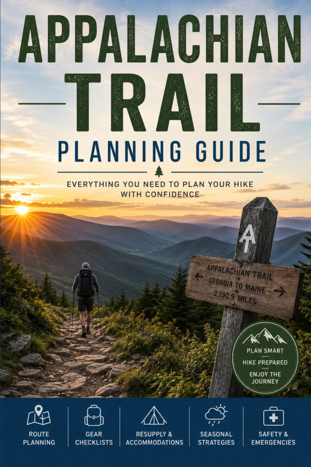 Appalachian Trail Planning Guide: The Complete Thru-Hiker's Handbook to Gear, Logistics, Permits, Resupply, Towns, and the Mindset for a Successful AT Journey