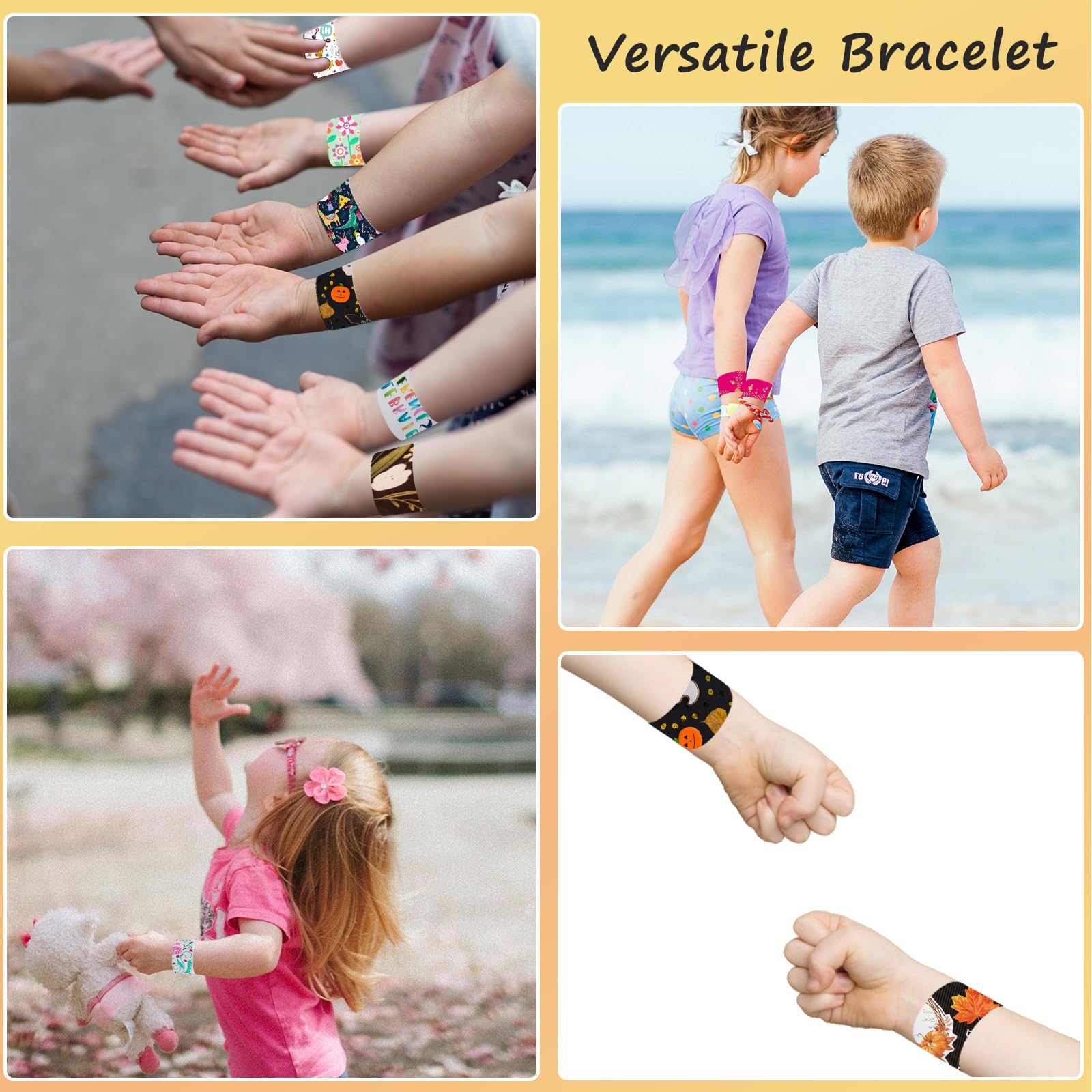 MIZT Lot De 24 Bracelets Slap Pour Enfants, Cadeaux De Fête D