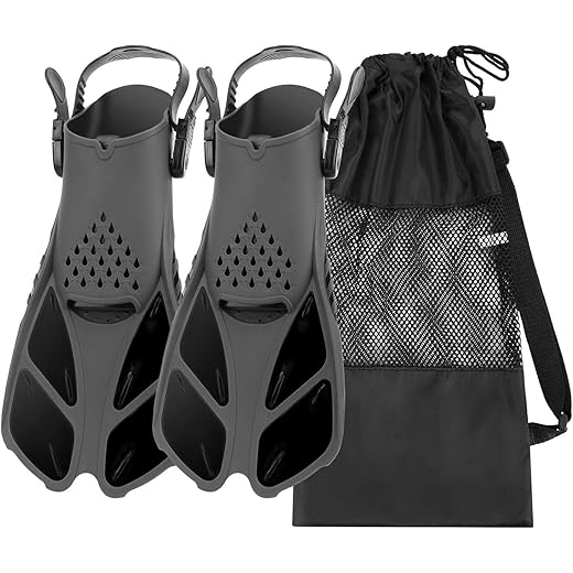 Olpad Snorkel Fins Adjustable Open Heel
