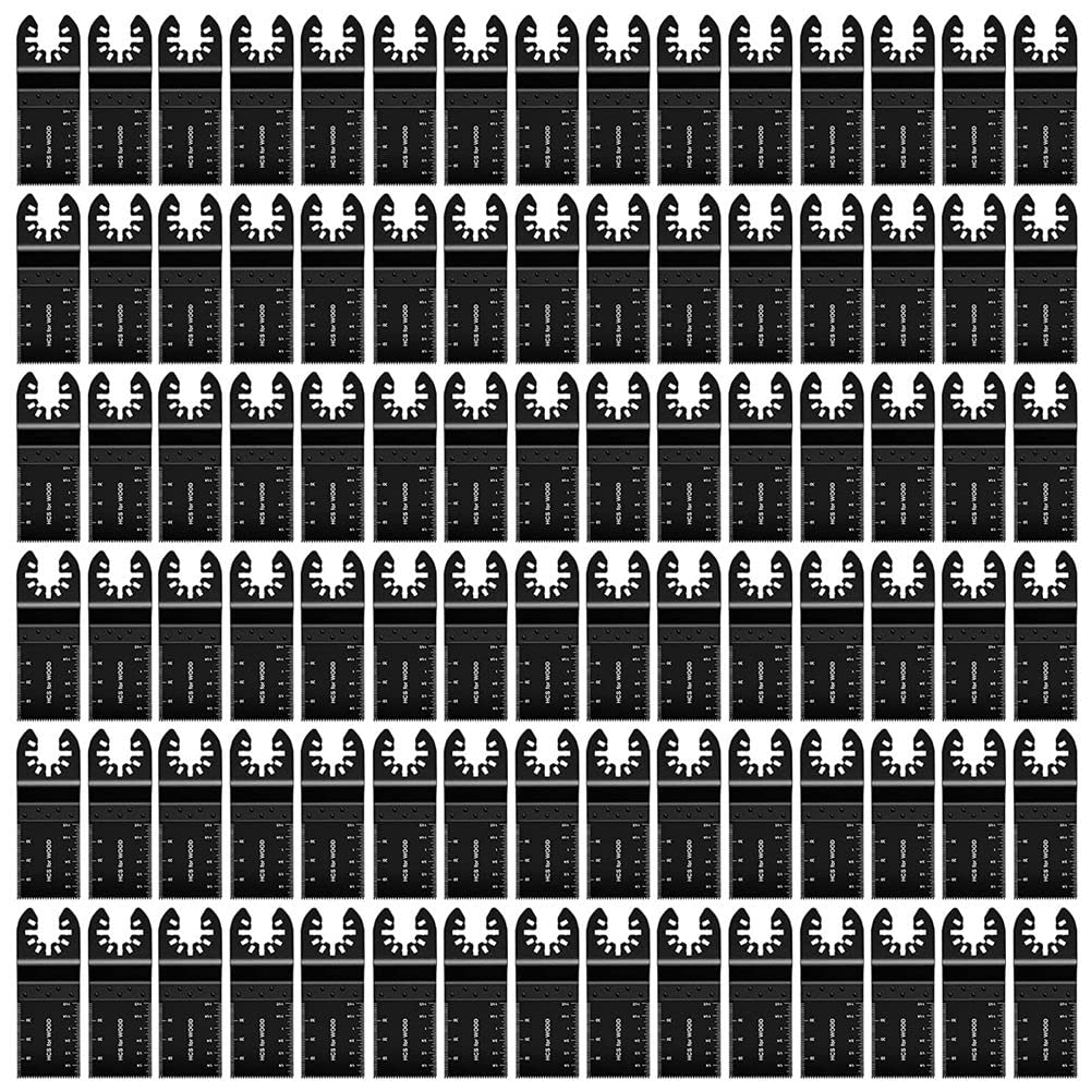 100 cuchillas oscilantes para herramientas, kits de cuchillas multiherramientas, hojas de oscilantes de de liberación rápida