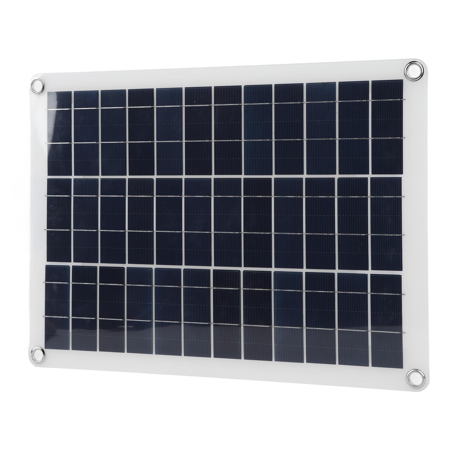 Cryfokt Tragbares 15-W-Solarpanel mit Mehreren Steckdosen, Ideal für das Effiziente Aufladen von Überwachungskameras Im Freien