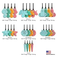 Vista 8 de TalkTools Sensory Chew Necklace - Teething and Biting Chewelry for Kids & Adults with ADHD, Autism - Anxiety Relief Chewing Pendant - Safe and Pink