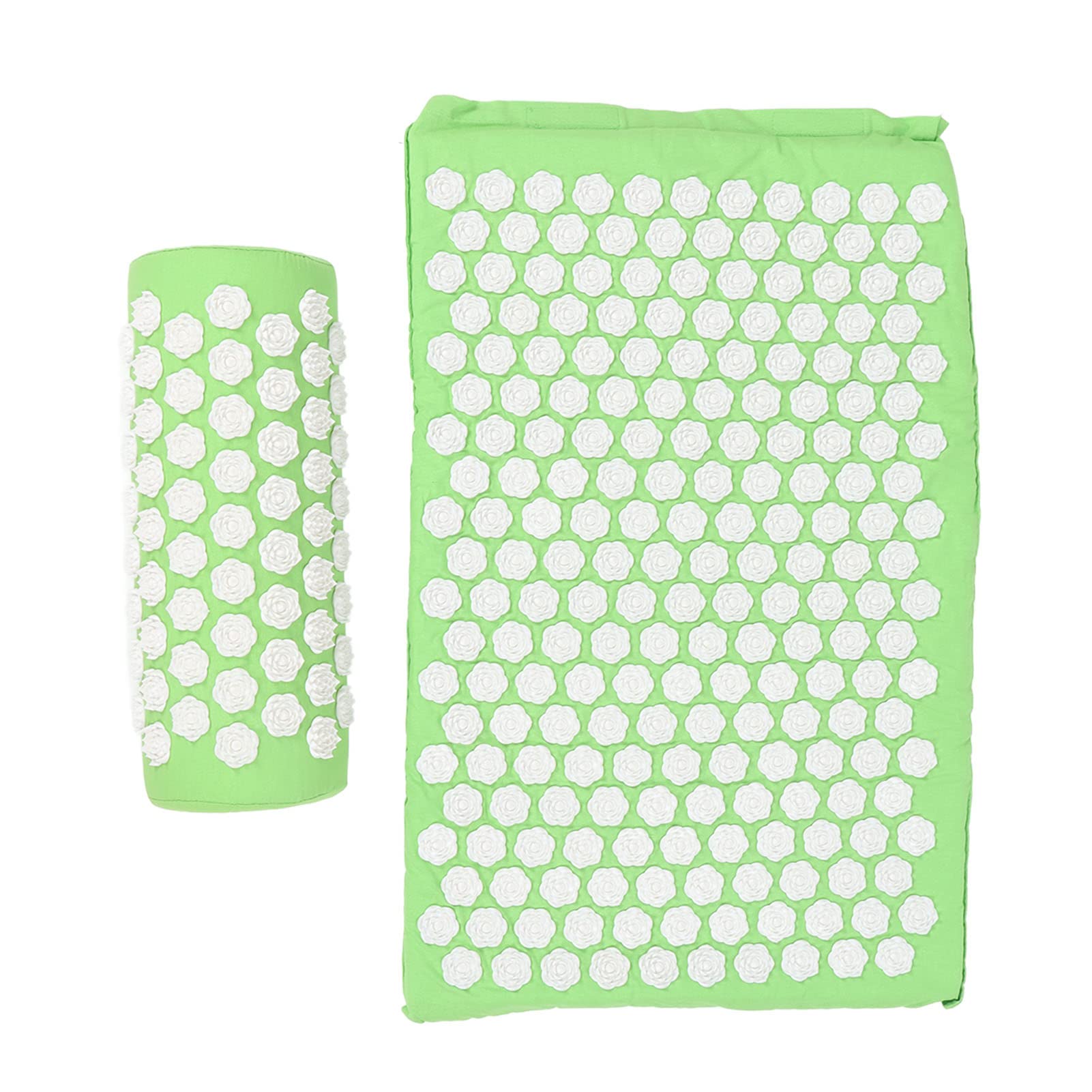 Estera De Acupresión, Estera De Masaje, Juego De Almohadas Para Yoga, Asiento, Masaje, Relajación Muscular, Reducción Del Cuello, Espalda, Hombros, Alivio Del Estrés, Almohadilla De Acupresión(verde)