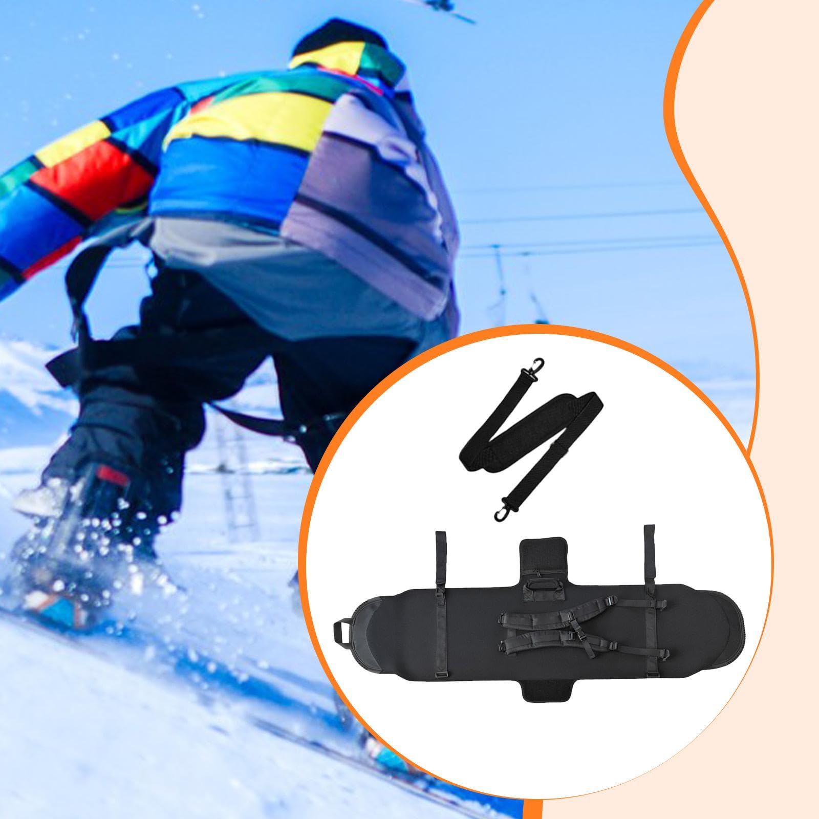 Snowboard Hülle Mit Gummispitzen