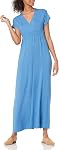 Amazon Essentials Women's Plus Size Surplice Maxi Dress