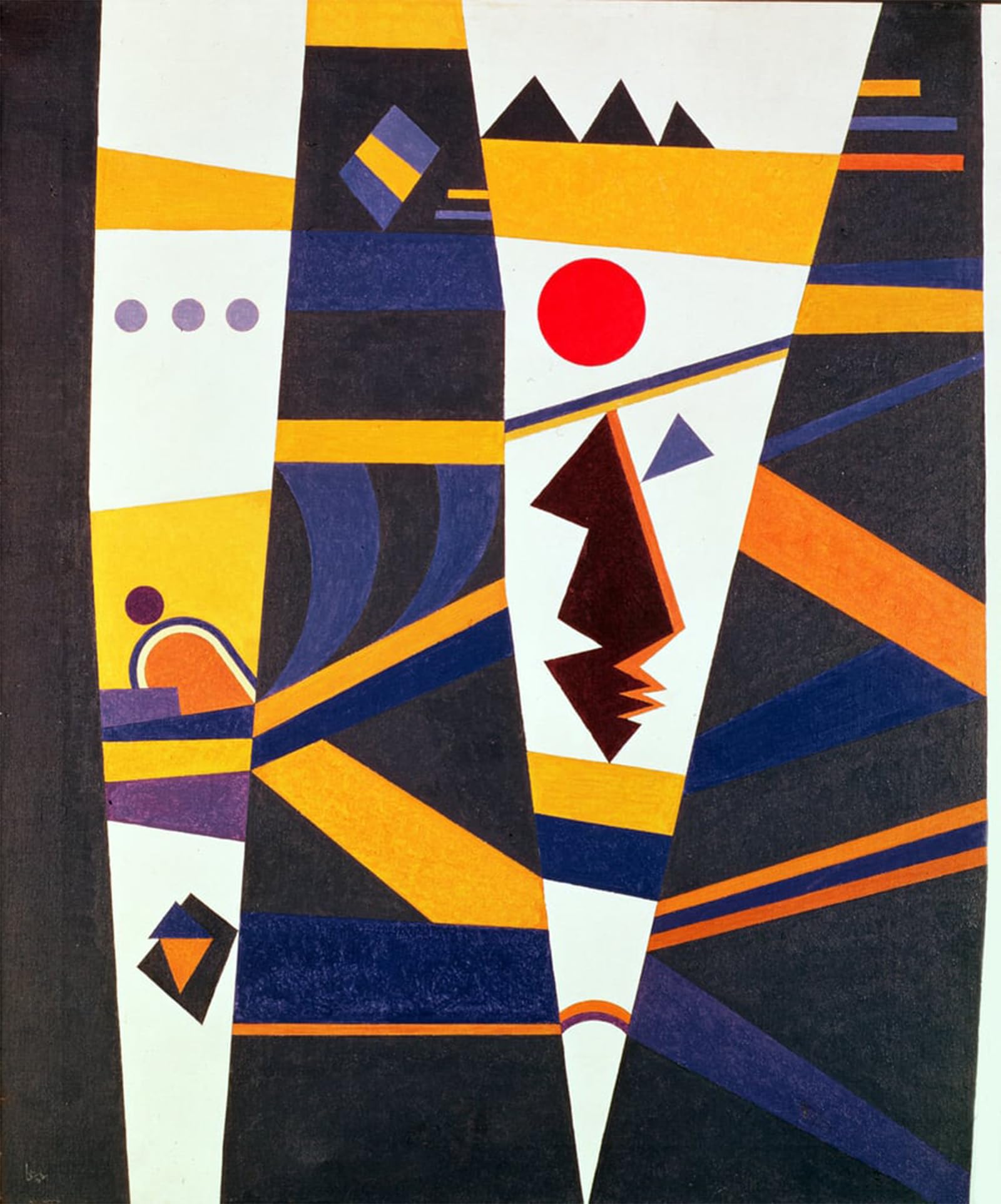 SERENDIPITP Abstract Painting Mural Print Picture Wall Decor Painting Liaison by Wassily Kandinsky Vintage Wall Artwork for Home Decor 60x90cm