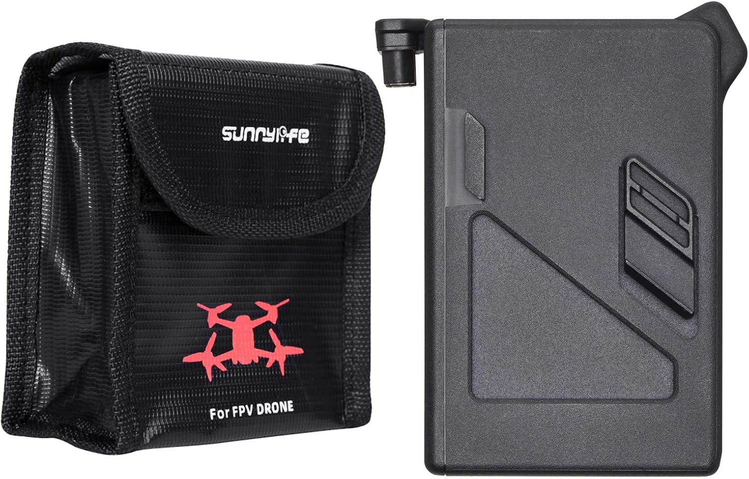 Original FPV Intelligent Flight Battery 2000 mAh 2 Pcs for DJI FPV Drone with 2 Pcs Battery Safety Storage Bag