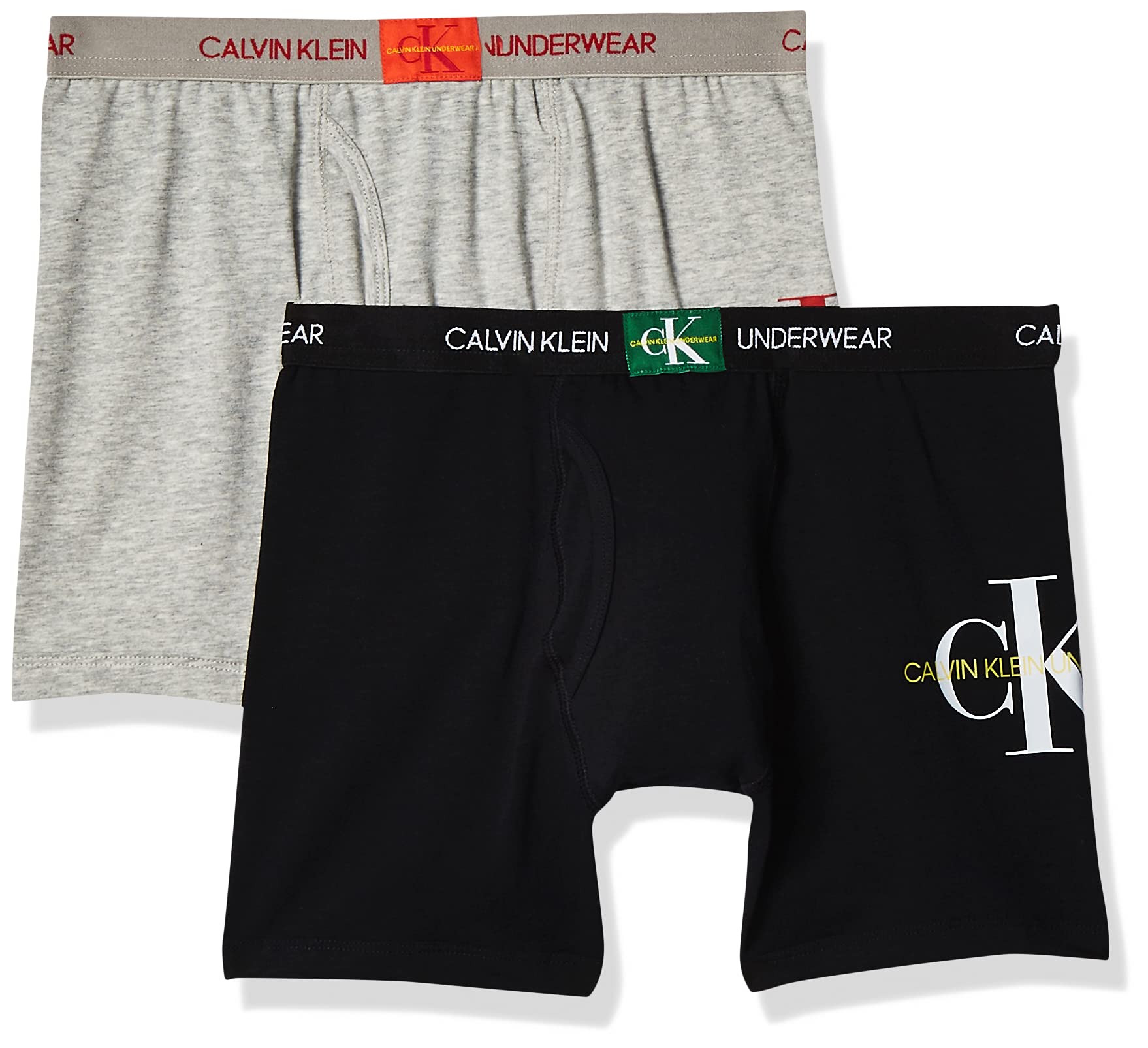 Calvin Klein Kids Boys Modern Cotton Boxer Brief Underwear 2-Pack