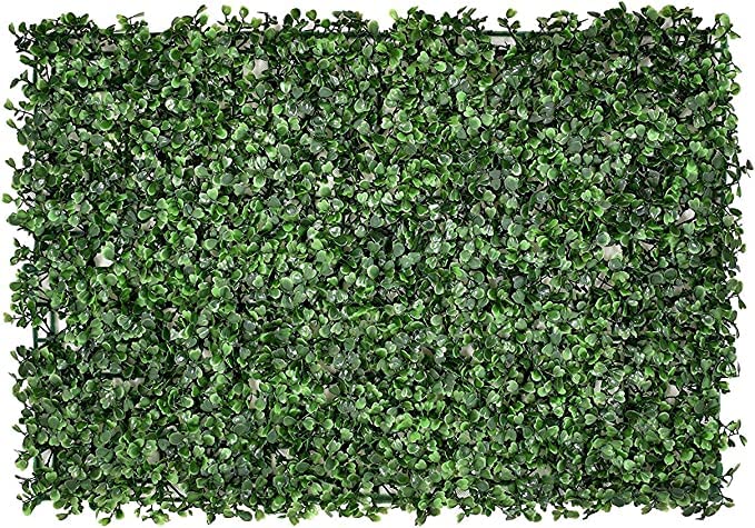 HOMETASTE 5pcs Artificial Wall Grass Panels Artificial Wall Grass For Home Indoor Outdoor Villa Garden decoration Faux Grass Backdrop Greenery Plant Hedge Privacy Fence Screen