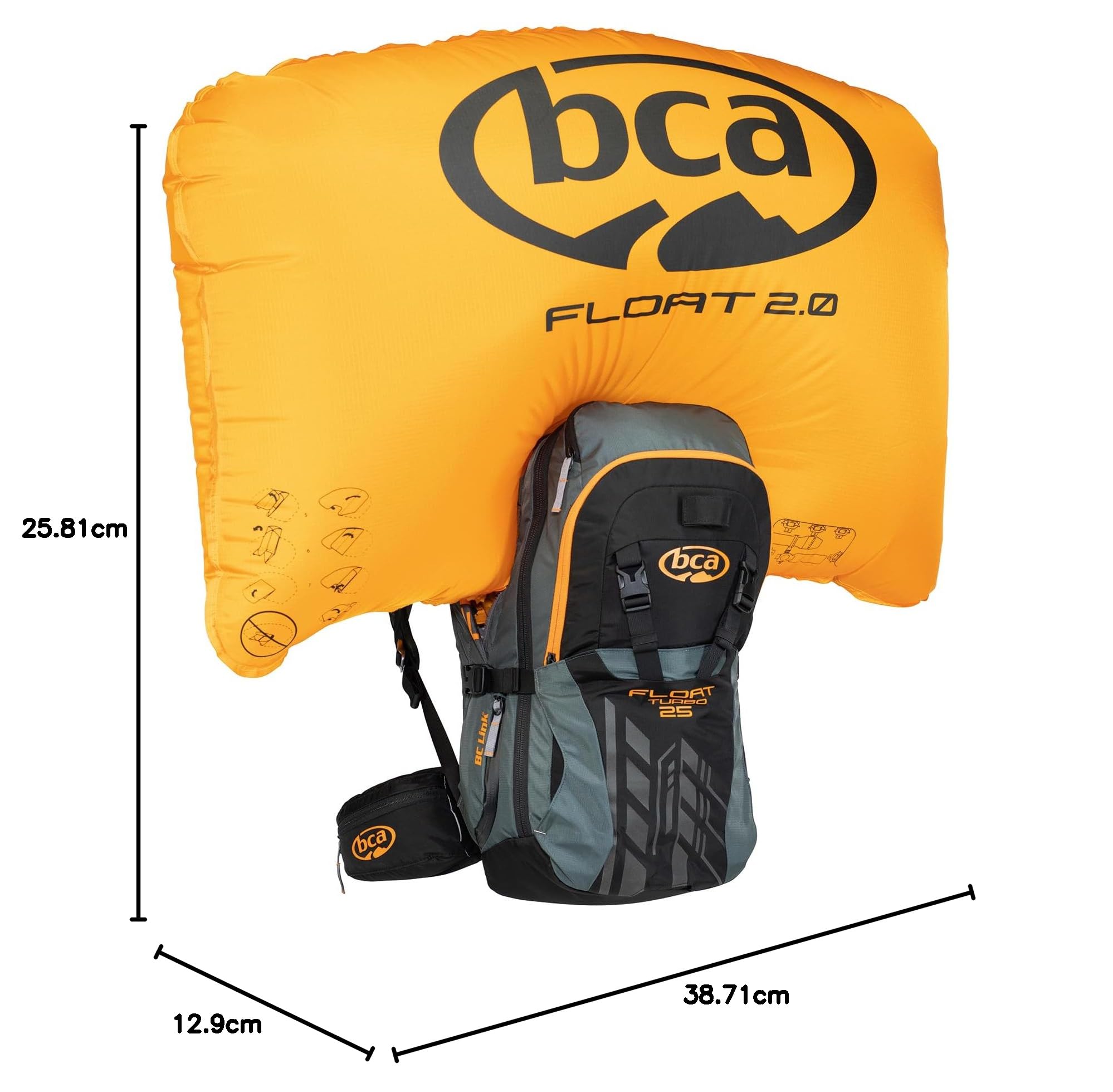 Amazon.co.jp: BCA Float 25 Turbo Avalanche エアバッグ 2.0 - グレー