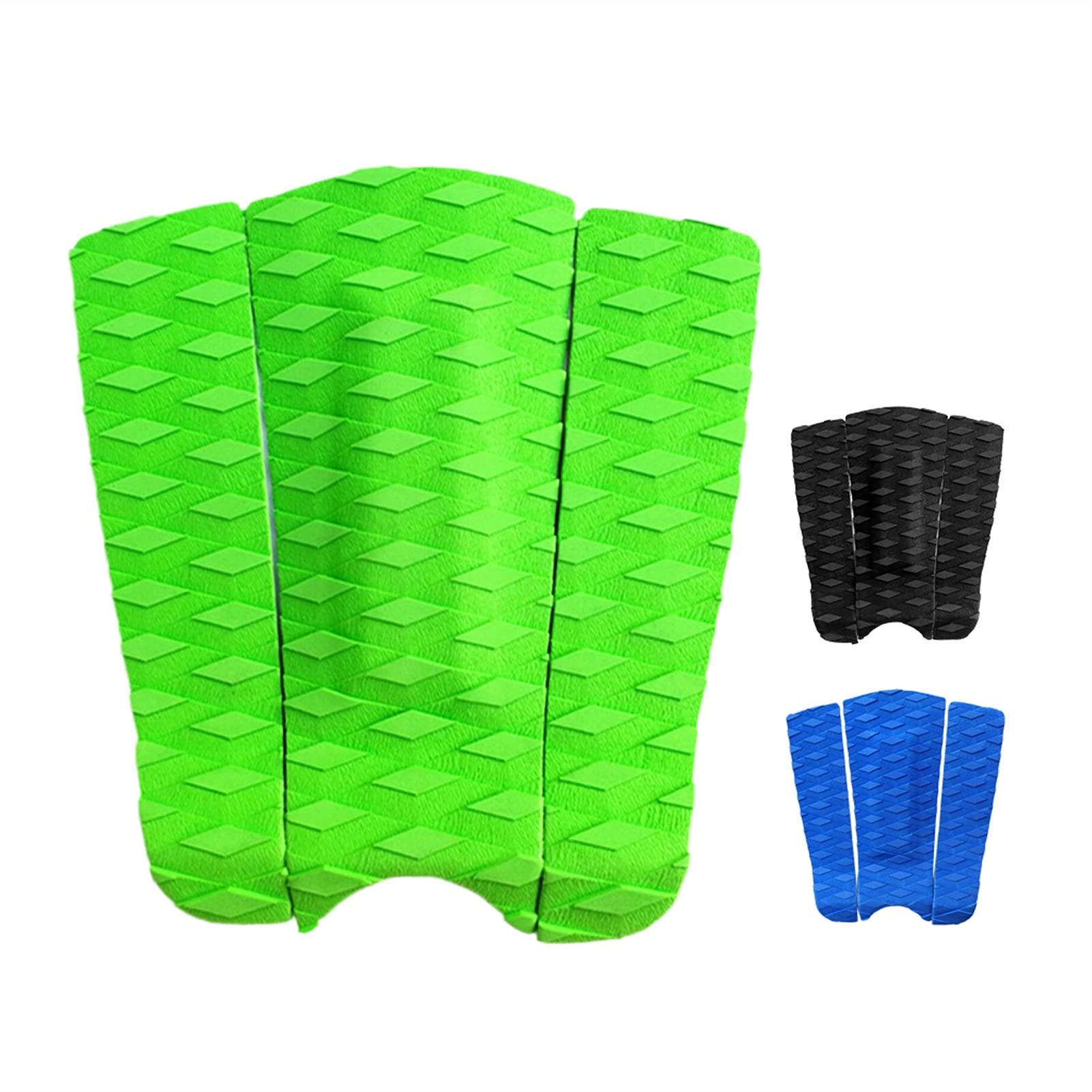3 unids Premium EVA Anti-Skid Surfing Pad Pad Pad Pad Mazo de la Cubierta Grip para la Tabla de Surf Kiteboard Paddleboard Surfing Accesorios (Color : Black)