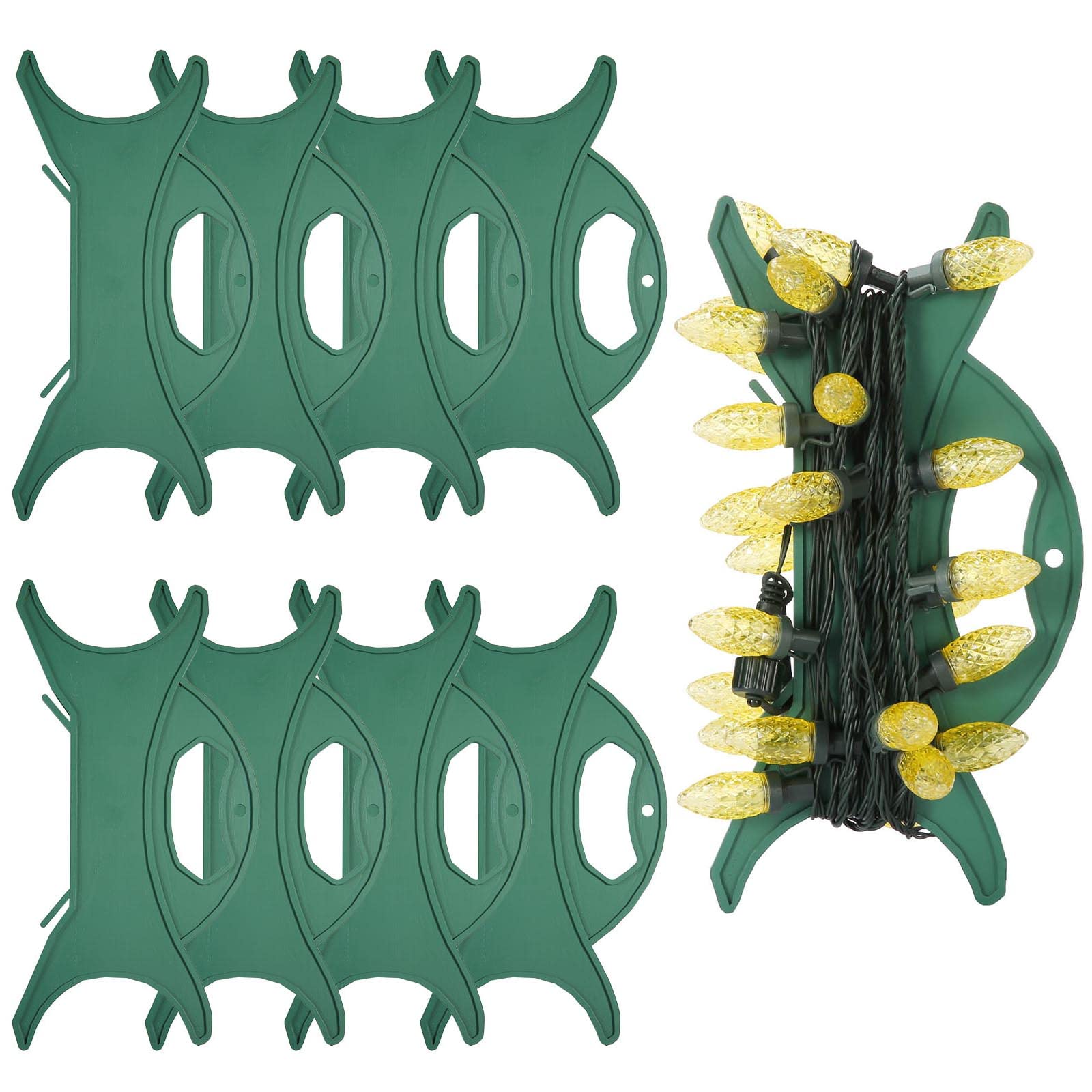 Organizzatore Luci Natalizie - Bobina Per Cavi E Luci, Set 4 Pezzi, Facile Avvolgimento - Foto 14