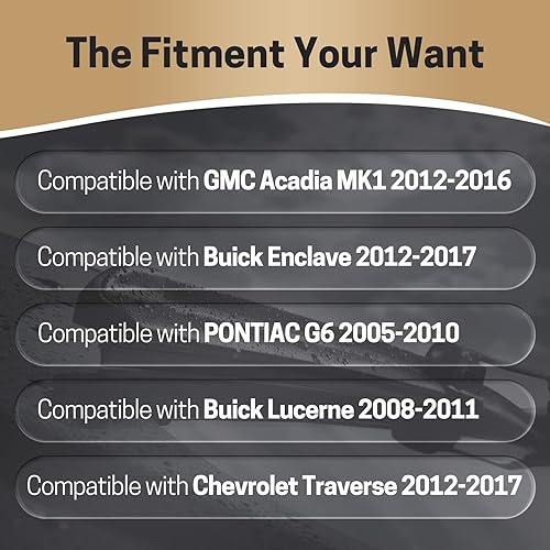Miniatura 6 de YOKKIP Limpiaparabrisas delantero de 24 pulgadas + 21 pulgadas con calidad de fabricante original para GMC Acadia MK1 12-2017 Chevrolet Traverse