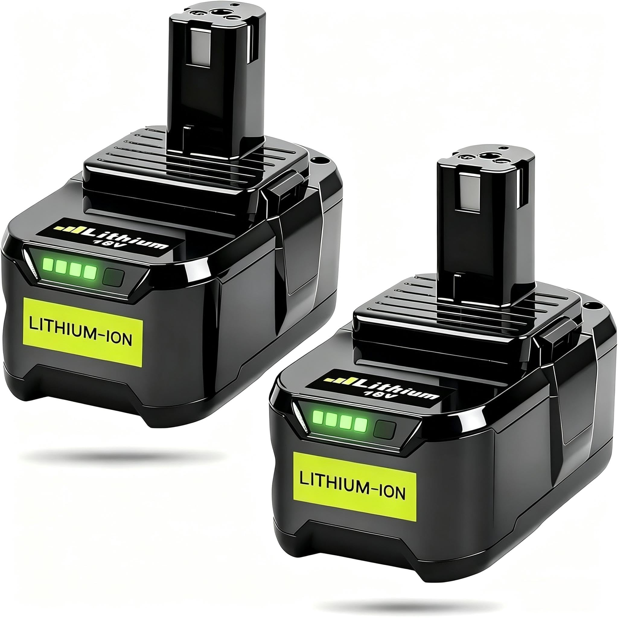 2 x 18V 5.5Ah Li-ion Replacement Battery for Ryobi One+ Cordless Tools