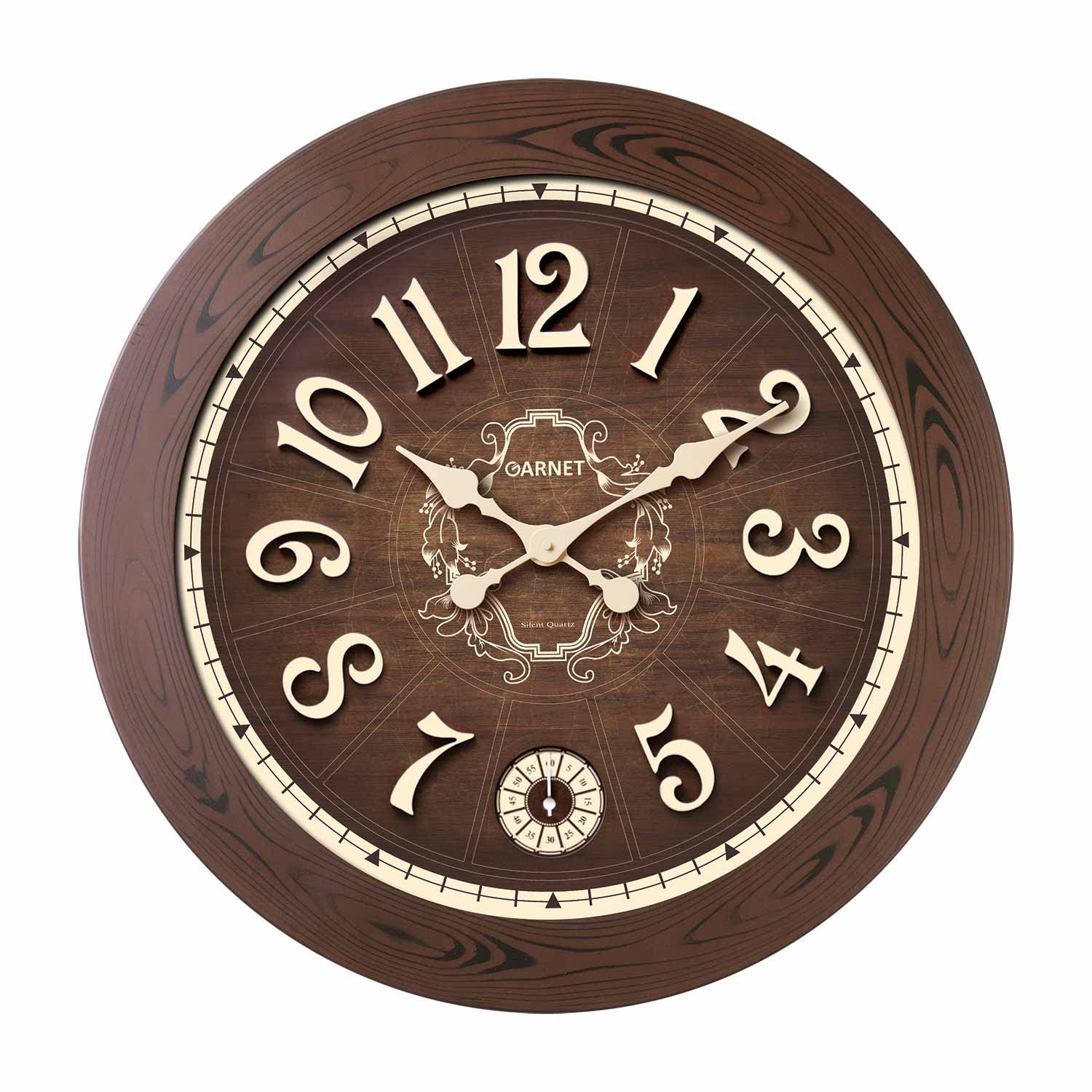 Garnet Plastic Clock 5221
