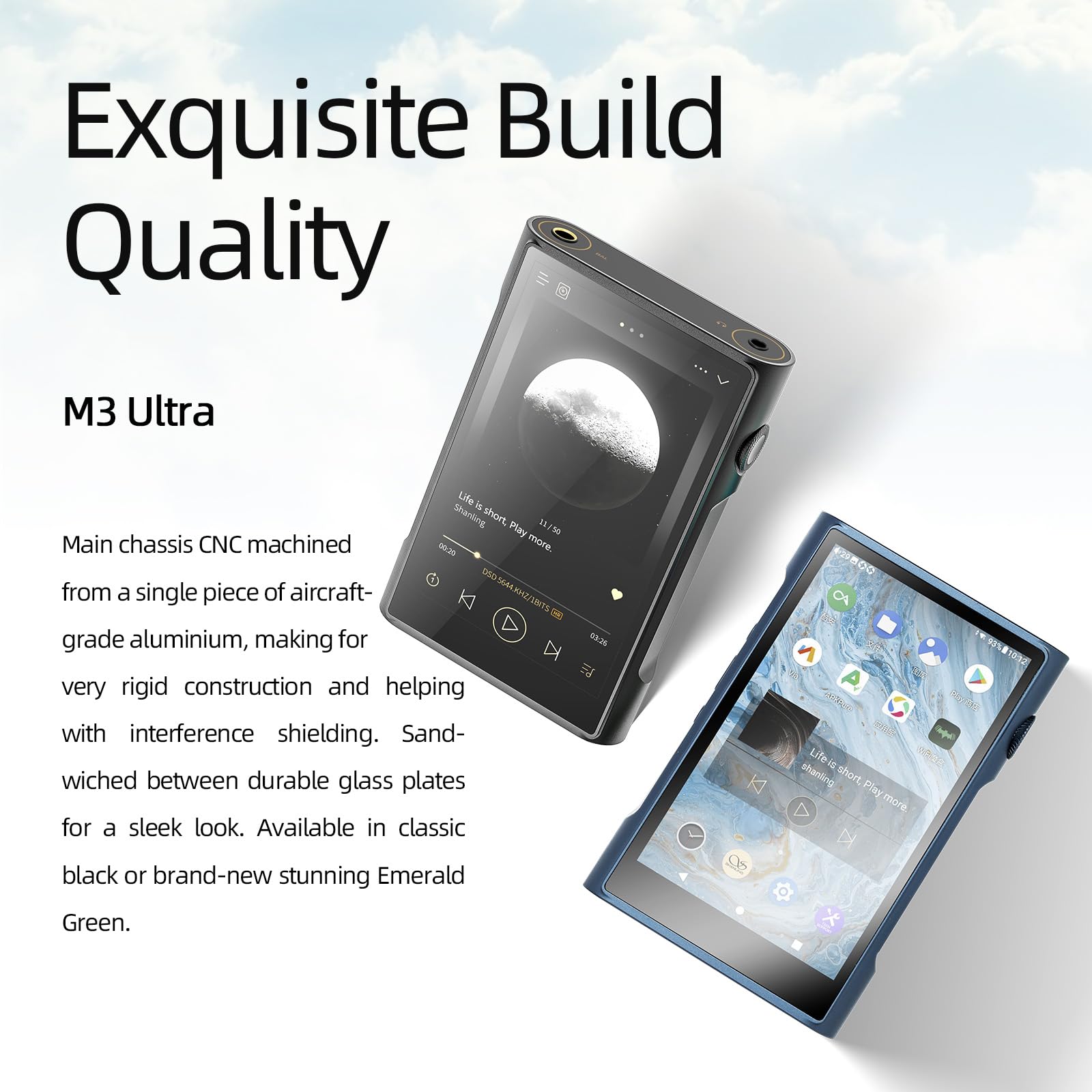 SHANLING M3 Ultra ポータブル音楽プレーヤー Shanling M3 Ultra