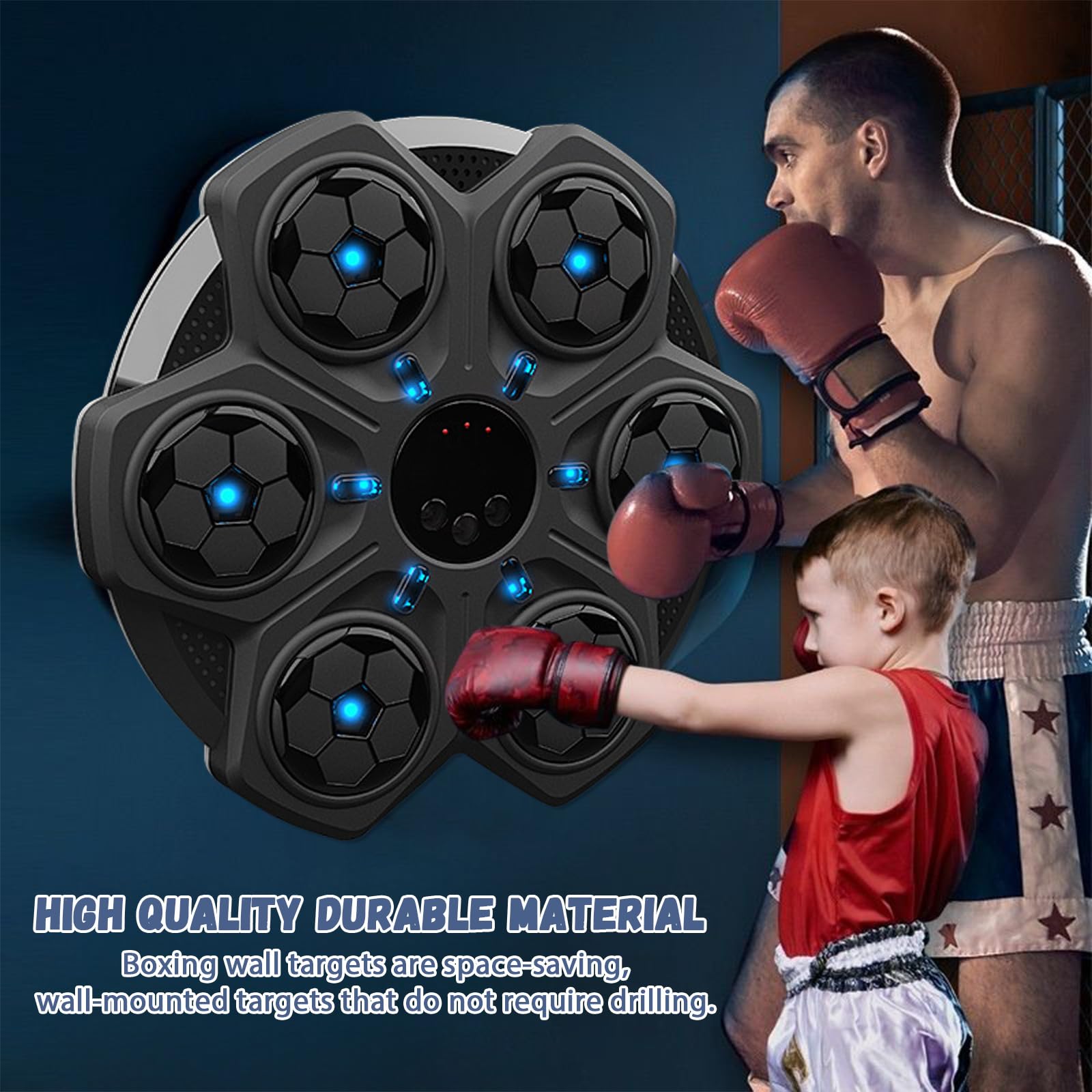 Macchina Da Boxe Musicale 2024 - Con Bluetooth Per Allenamento E Divertimento, Montabile A Parete - Foto 8