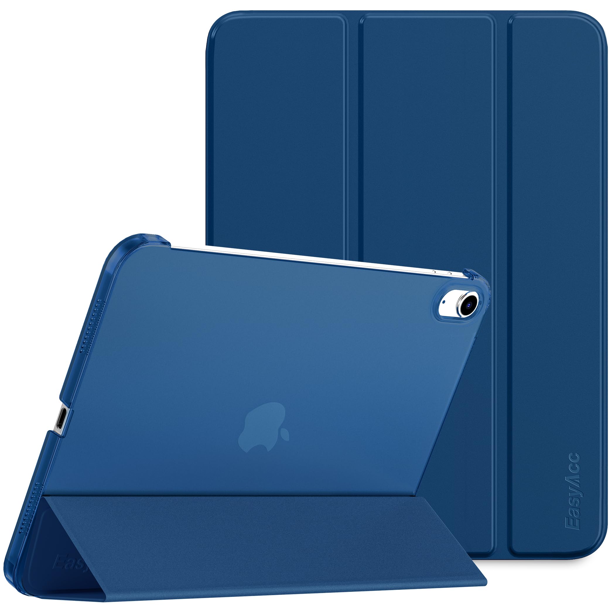 EasyAcc Hülle für iPad A16 11. Generation/iPad 10. Generation 10.9 Zoll | Ultra Dünn Cover mit Auto Schlaf/Aufwach Funktion Schutzhülle Case,Meerblau