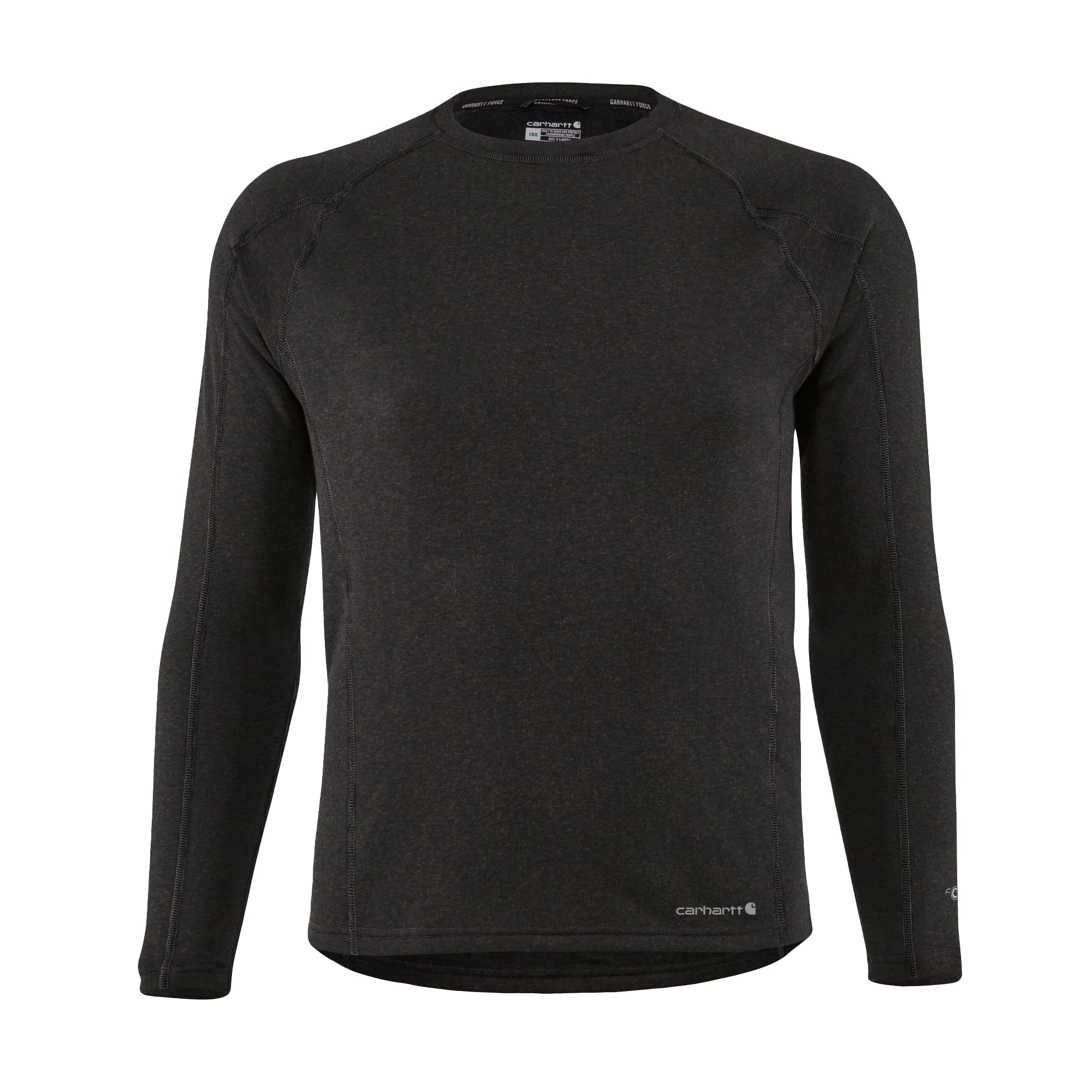 Carhartt Men's Force Heavyweight Synthetic Wool-Blend Fleece Base Layer Crewneck Top