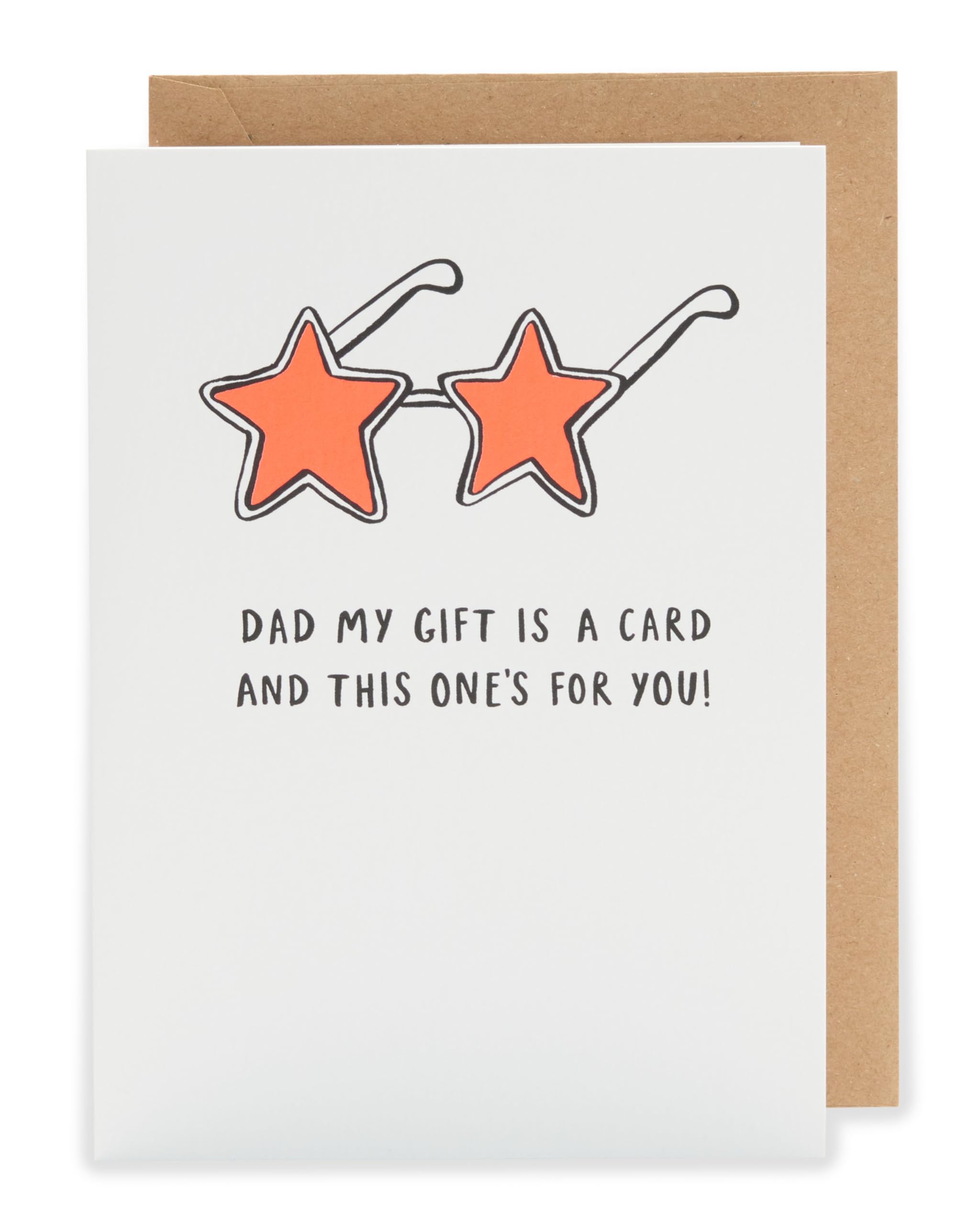 Kindred | Father's Day Card | Card for Dad, Grandad, Husband | Him, Boys, Men | My Gift Is A Card | With Envelope | 12.7x17.8 cm