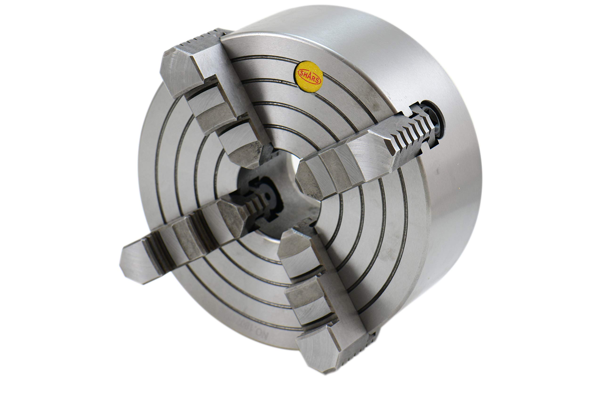 Shars 8" 4 Jaw Independent Lathe Chuck D1-4 TIR Runout New 202-5425 R[