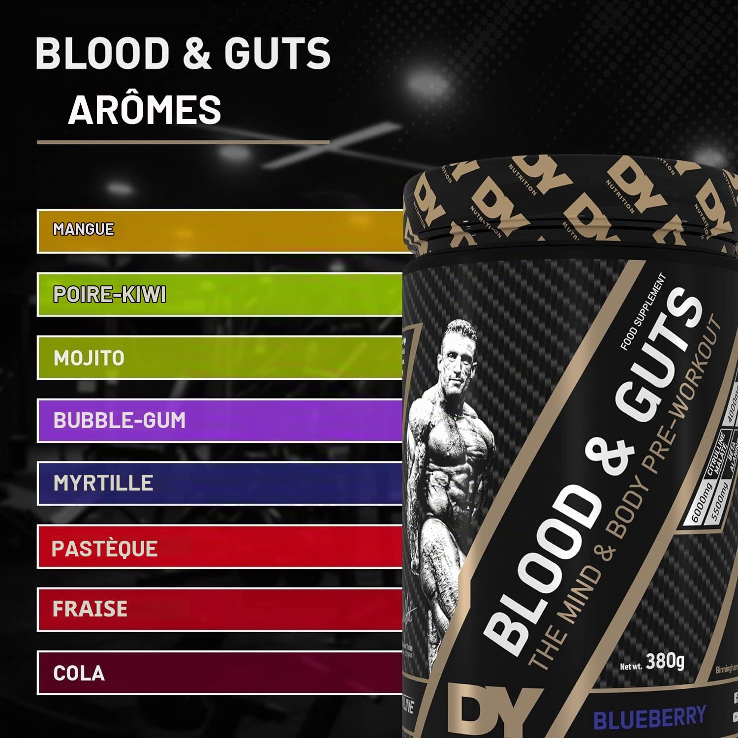 Dorian Yates Blood and Guts, Cola - 398g