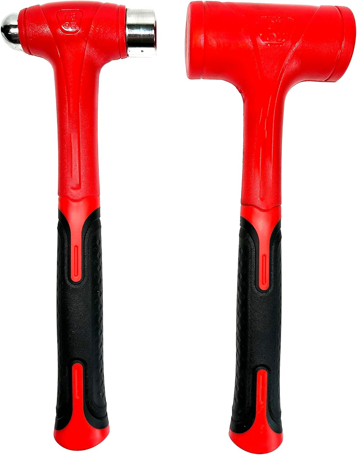 VCT 2Pc Dead Blow Hammer Set, 1LB Ball Pein Hammer, 1.5LB Dead Blow Hammer, Unibody Molded, Spark and Rebound Resistant