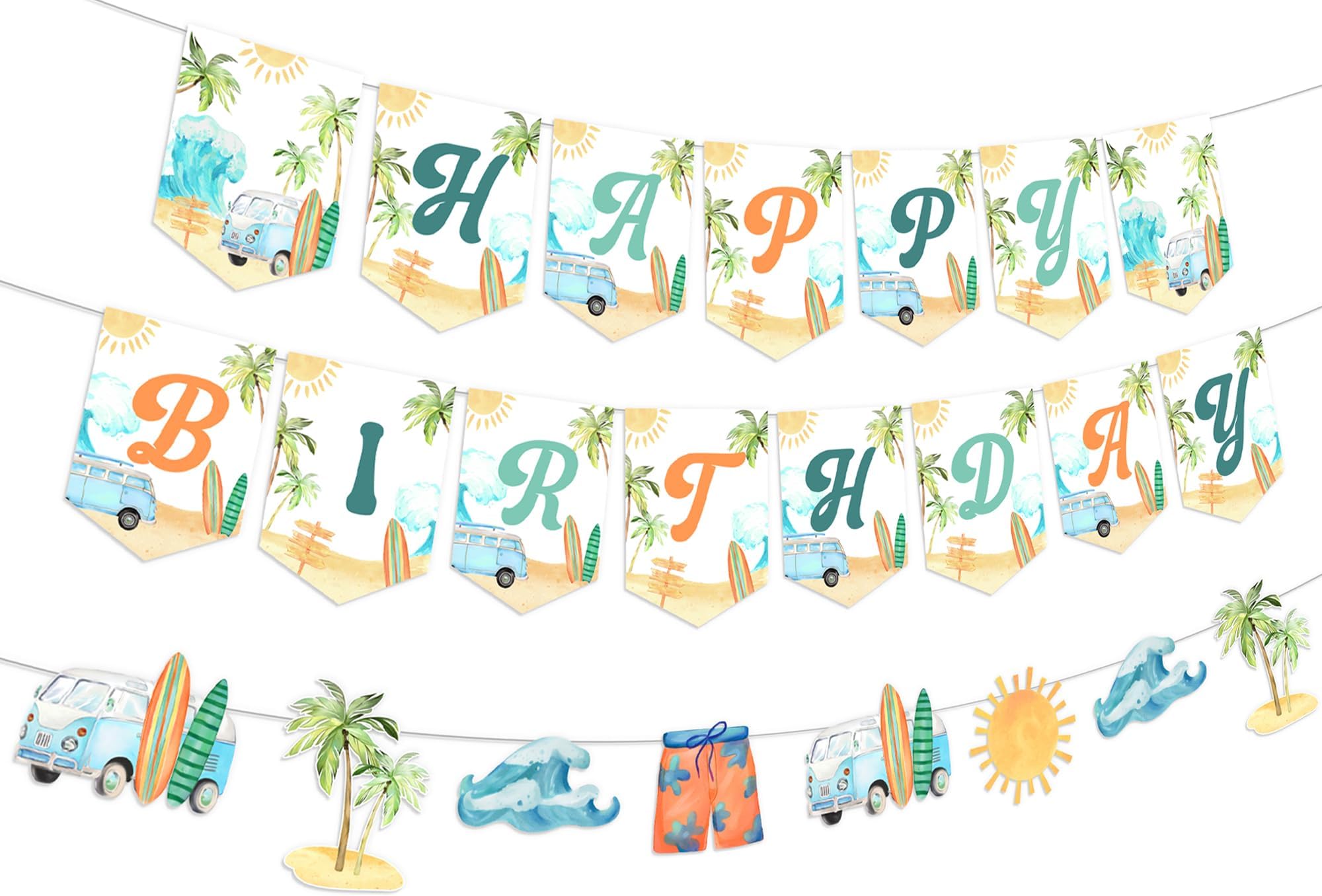 Hawaiian Aloha Party Decorations Happy Birthday Beach Theme