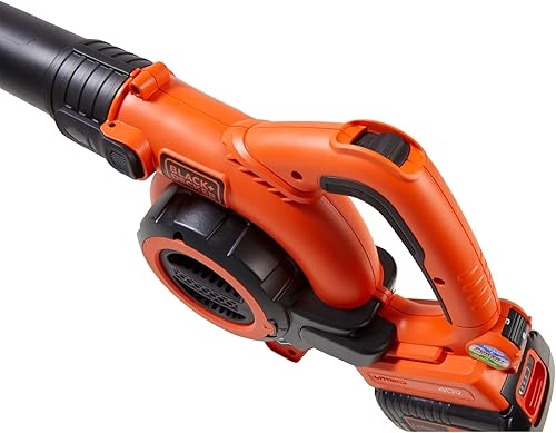 Miniatura 8 de Barredora/Aspiradora de iones de litio de 40V Black and Decker, Incluye batería de 40V, Anaranjado