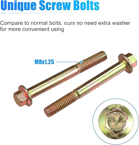 Miniatura 6 de X AUTOHAUX 1 juego de herramienta de sujeción de polea del cigüeñal con perno de repuesto para Toyota para Lexus Negro